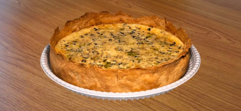 Quiche de Alho poró